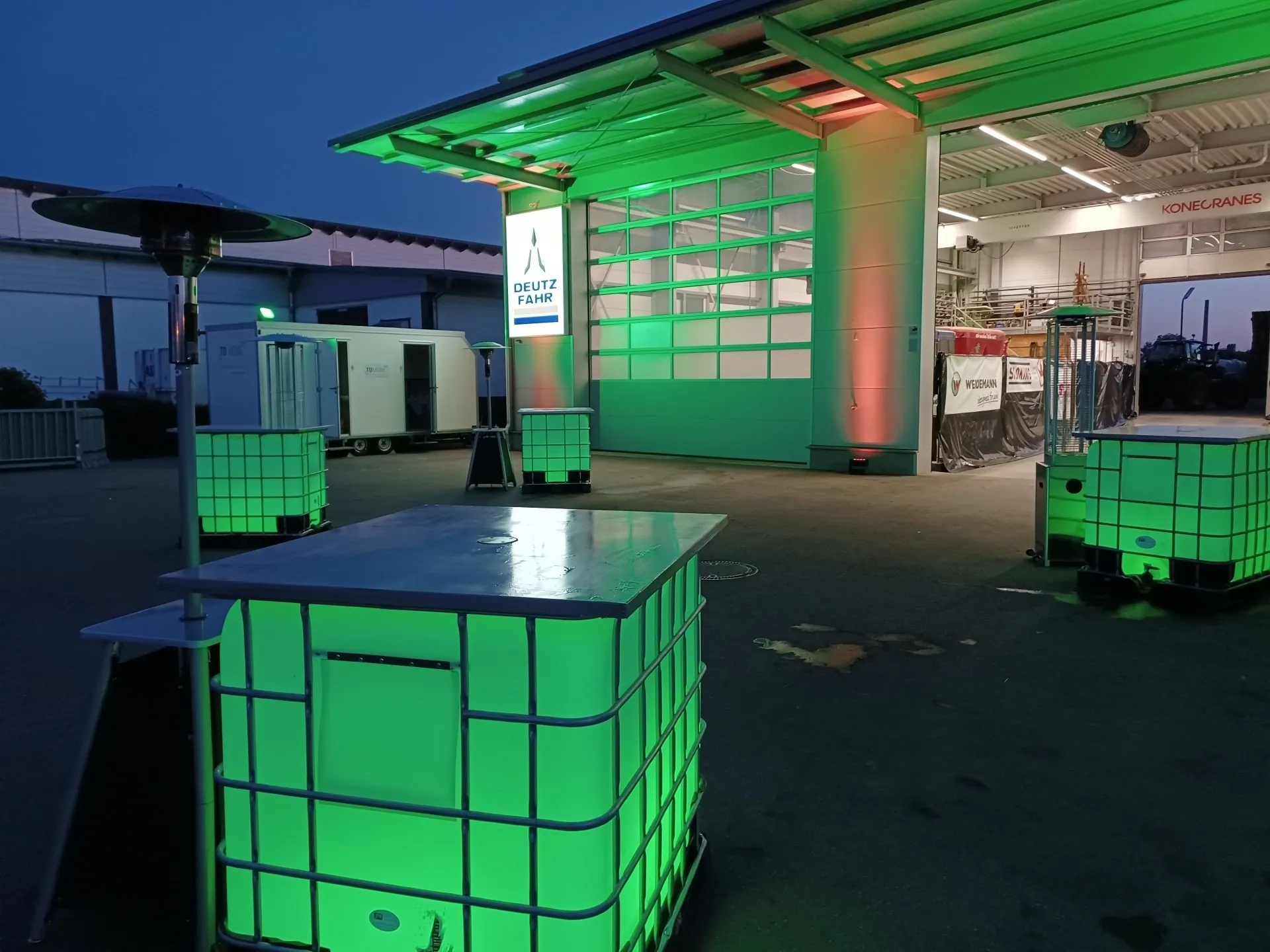 Beleuchtete IBC-Tanks Deutz